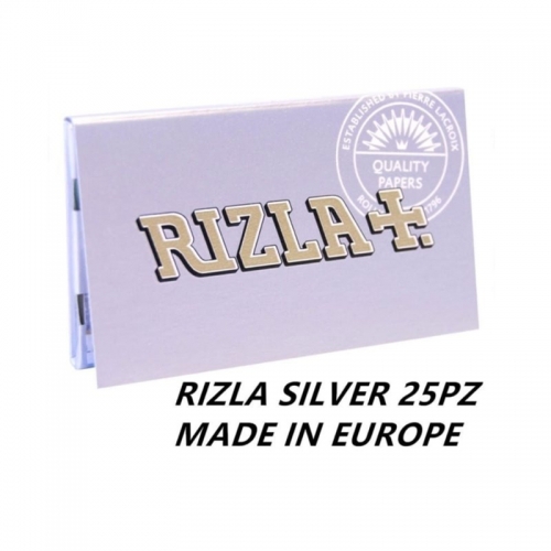 RIZLA CARTINA SILVER CORTA DOPPIA 25PZ